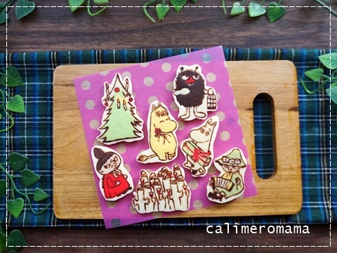 クリスマス2021☆ムーミンのキャラチョコケーキ