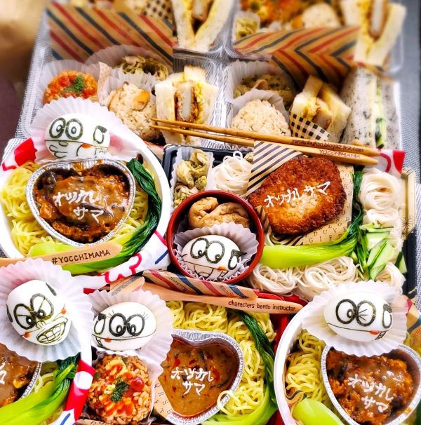 昭和アニメキャラ弁♪麺弁当＆サンド＆おにぎり♪＆太平燕