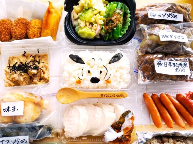大衆食堂かよっ！！スヌーピー弁当おかずバイキング＆京極町「道の駅」