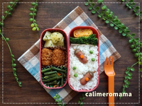 【娘のオベントウ】　どんぐりのお弁当