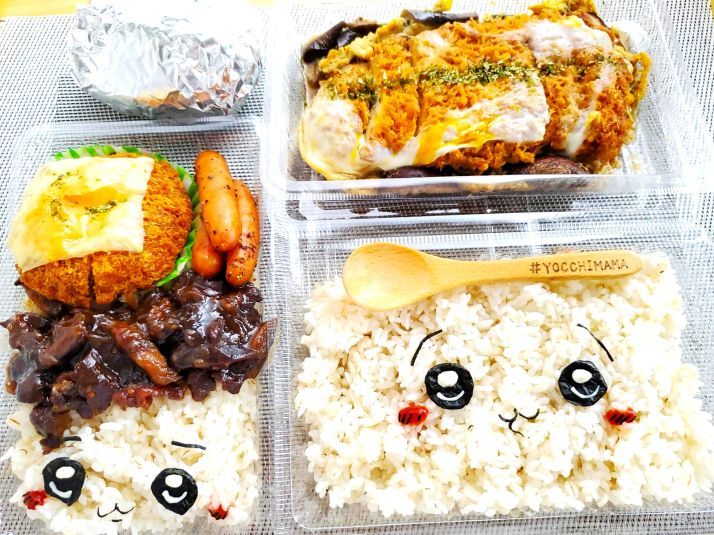 ちいかわうさぎかつ重弁当とちいかわ牛しぐれ煮弁当＆小樽朝里「手打ち 三門そば」さんの「おろししば」最高！！激うま(*´艸`*)