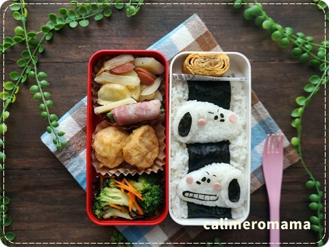 【娘のオベントウ】　スヌーピーのお弁当　to　揚げ物革命キャンペーン