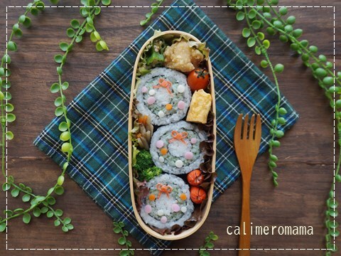 クリスマスリースのお弁当