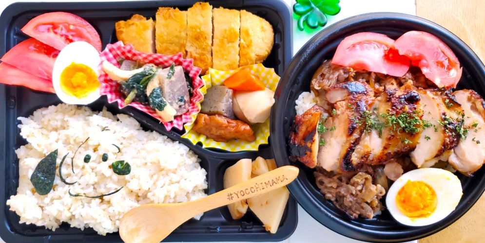 スヌーピーとり天幕の内弁当と照り焼き丼弁当＆白石区栄通り「ごまそば処 八千代」さんの裏メニュー「温おろしそば」「ネギつゆ大盛り熱々」が美味しい秘密(*´艸`*)