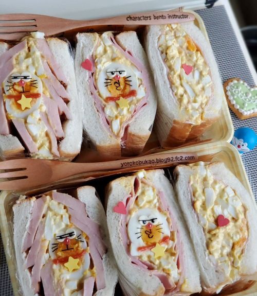 ドラえもんハム玉子サンド＆兵庫県神戸「おかやん」さんの絶品「」に実はハマってます。イカは北海道産！味付けは関西神戸のお味で美味しいの～(*´艸`*)