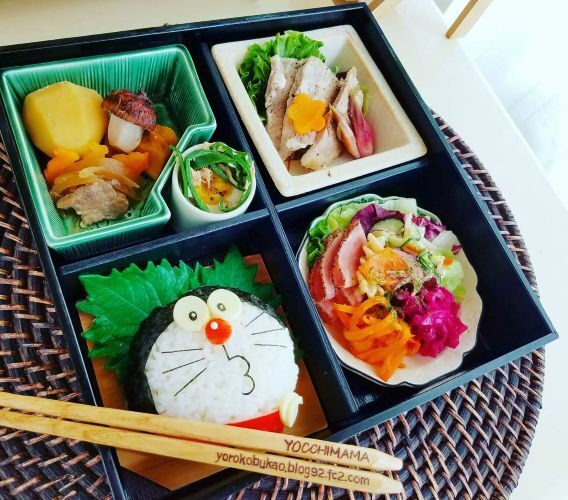 秋の松花堂弁当はドラえもんで♪＆当別町ファーム「ひなたんぼ」さんはお米やスイーツだけじゃなくお野菜も美味しいのよ～