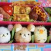 スリムお弁当箱にリラックマ整列！