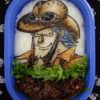 彩色海苔切りキャラ弁シートONE PIECE☆フランキー