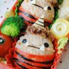 節分にコロコロ鬼っ子おにぎり