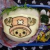 彩色海苔切りキャラ弁シートでチョッパー