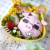 サングラスが可愛いブタさんおにぎり