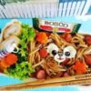 ダッフィー焼きそば弁当＆徳島の逸品！阿波乃国 半田　オカベの麺」はコシがあってのど越し良く美味しい件(*´艸`*)