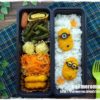 【息子と娘と旦那のオベントウ】　ミニオンのお弁当